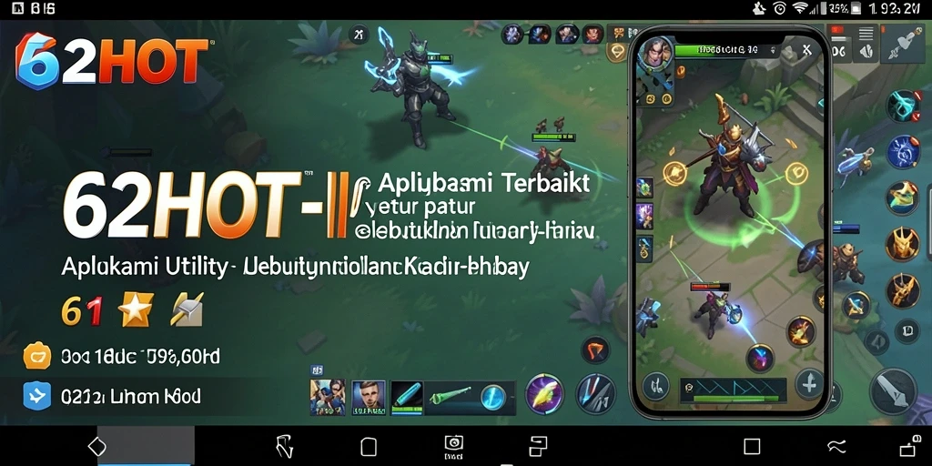 Tampilan aplikasi 62HOT yang intuitif dan praktis.