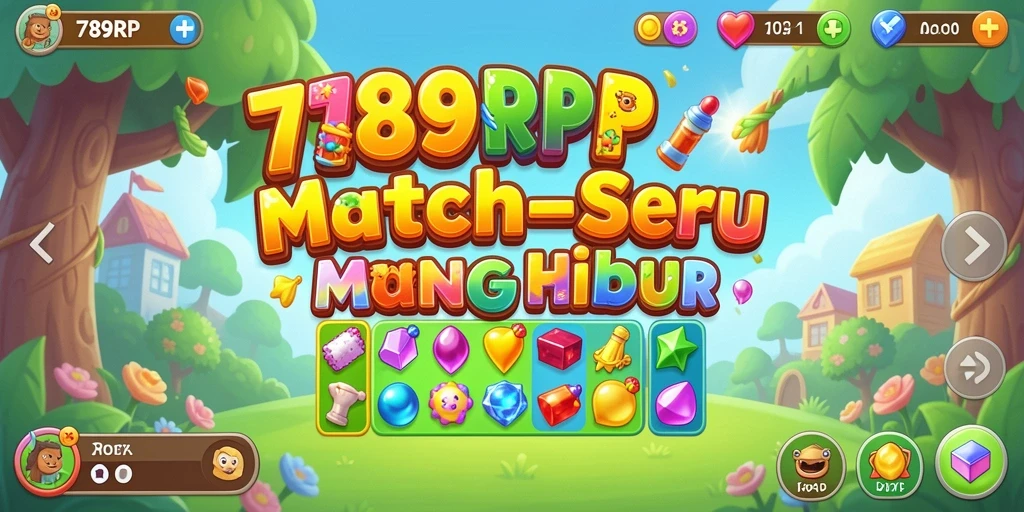 Tangkapan layar utama 789RP menampilkan gameplay Match-3 yang seru.