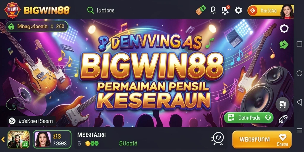Screenshot utama BIGWIN88 menampilkan gameplay yang menarik dan menyenangkan.