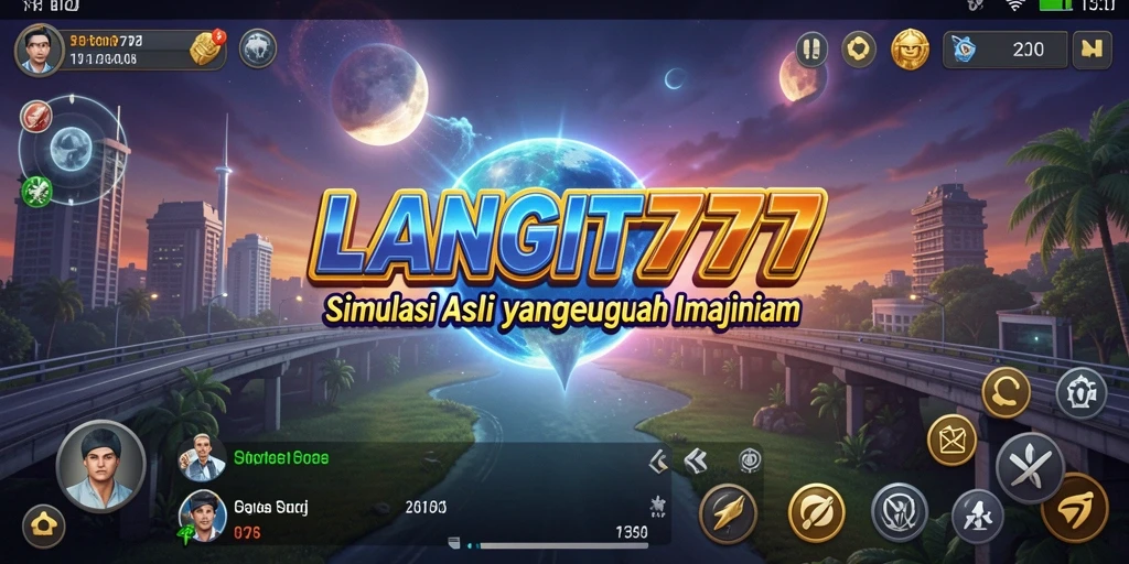 Tampilan gameplay LANGIT777 yang menawan di dunia Simulation.