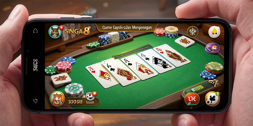 Tampilan seru gameplay SINGA8 yang penuh aksi dan strategi.