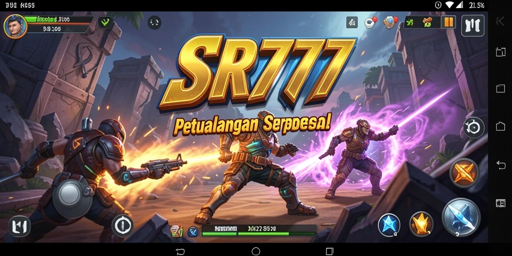 Tampilan gameplay SR777 yang mendebarkan dan penuh aksi.